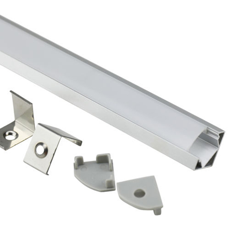 Corner Sharp Channel LED Black Aluminum Profile For 12mm LED Strip Lights Corner Sharp Channel LED Black Aluminum Profile For 12mm LED Strip Lights